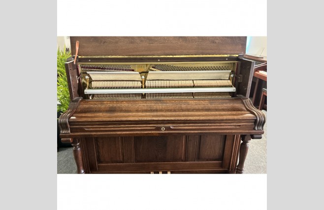 Rippen Dark Oak Wood Largo Upright Piano, Used - All Inclusive Premium Package (SN:130345) - Image 5
